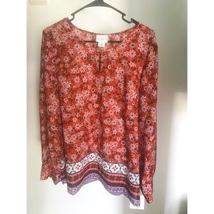 Liz Claiborne floral blouse